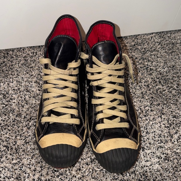 PF Flyers Posture Foundation High Top Black and Red Men’s Size 11 - Picture 2 of 9